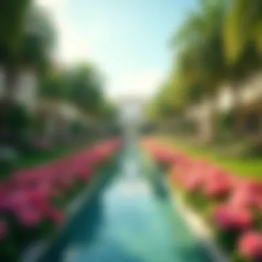 Dubai's Botanical Garden: A Floral Paradise A serene view of Dubai's Botanical Garden showcasing vibrant flora.
