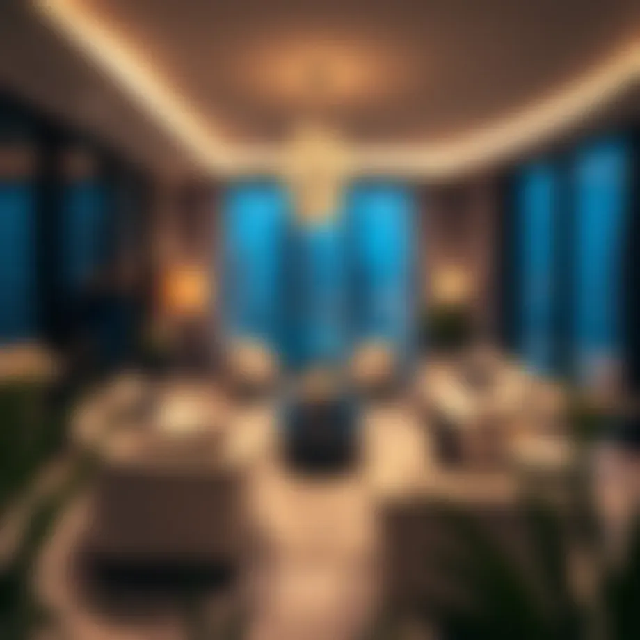 Luxurious living space in Marina Hotel Apartments