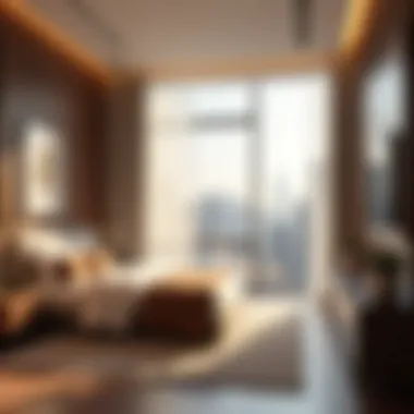 Modern Furnishings in Paying Guest Accommodations A cozy paying guest room showcasing modern furnishings