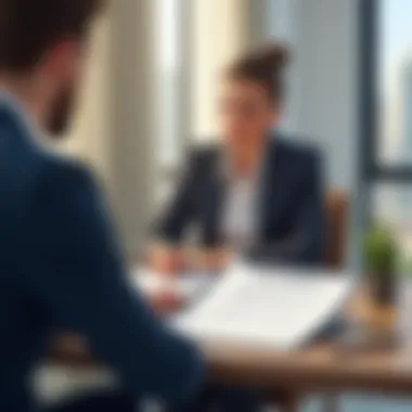 Understanding Lease Agreement Professional reviewing a lease agreement with key points highlighted