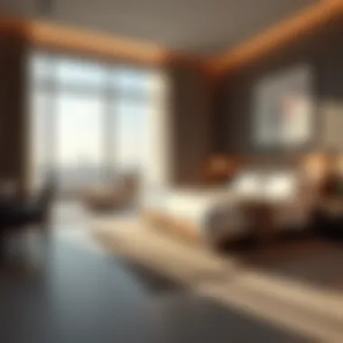 Luxurious Features of Central Studios Luxurious amenities in a central studio apartment